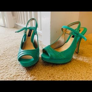 White House Black Market Platform Heel